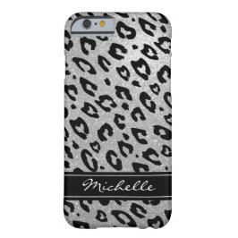Personalisierter silber Glitzer Leopard iPhone 12  title_seo2