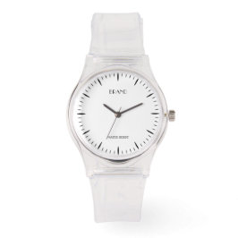 Personalisierter Silikonstreifen Armbanduhr
