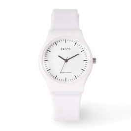 Personalisierter Silikonstreifen Armbanduhr
