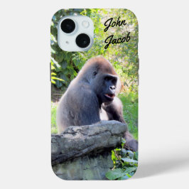 Personalisierter Silverback Gorilla Phone Case
