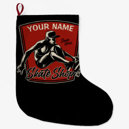 Personalisierter Skate Shop Schnupperklettern Skat Großer Weihnachtsstrumpf