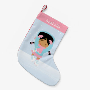 Personalisierter Skater mit niedlicher Kleiner Abb Kleiner Weihnachtsstrumpf
