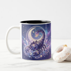 Personalisierter Skorpion-Sternzeichen-Becher Zweifarbige Tasse