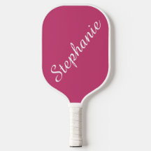 Personalisierter Skriptname Rosa und Weiß