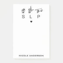 Personalisierter SLP-Sprachpathologe ASL