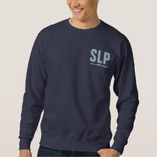 Personalisierter SLP-Sprachpathologe Sweatshirt