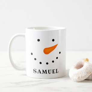 Personalisierter Snowman Kaffeetasse