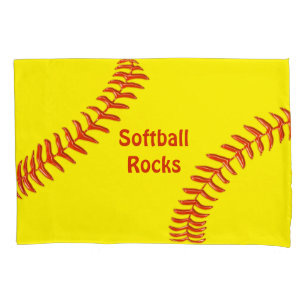 Personalisierter Softball-Kissen-Kasten, Kissenbezug