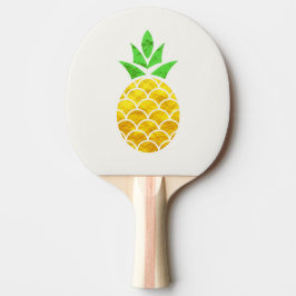 Personalisierter Sommerfoil Gold geometrische Anan Tischtennis Schläger
