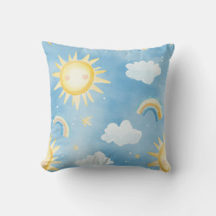 Personalisierter Sonnenschein und Cloud Dream Thro Kissen