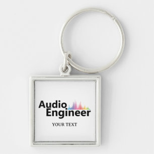 Personalisierter Sound Engineer Tontechnik Schlüsselanhänger