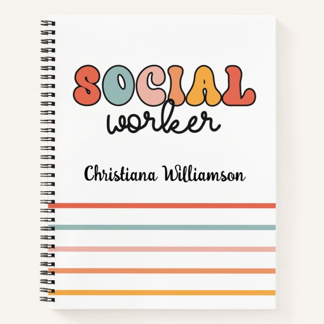 Personalisierter Sozialarbeiter Notizbuch (Vorderseite)