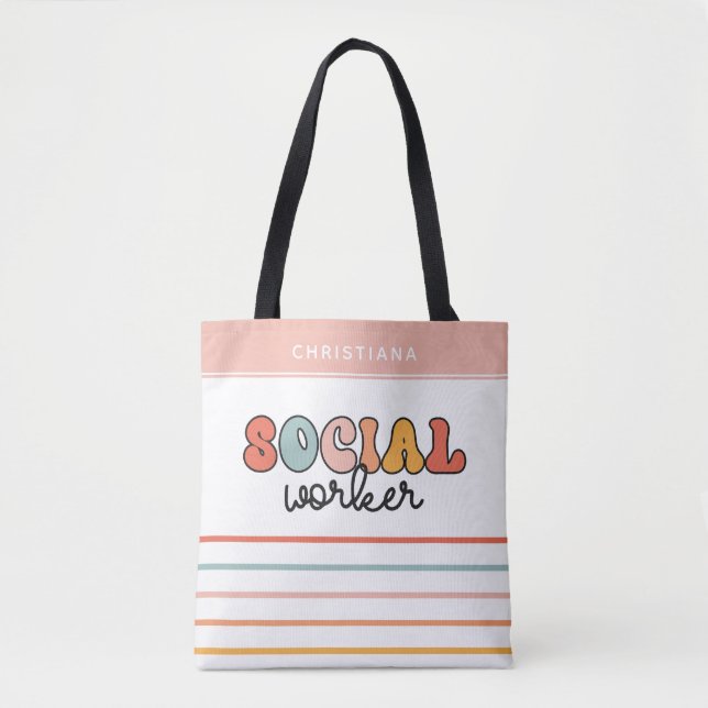 Personalisierter Sozialarbeiter Tasche (Vorderseite)