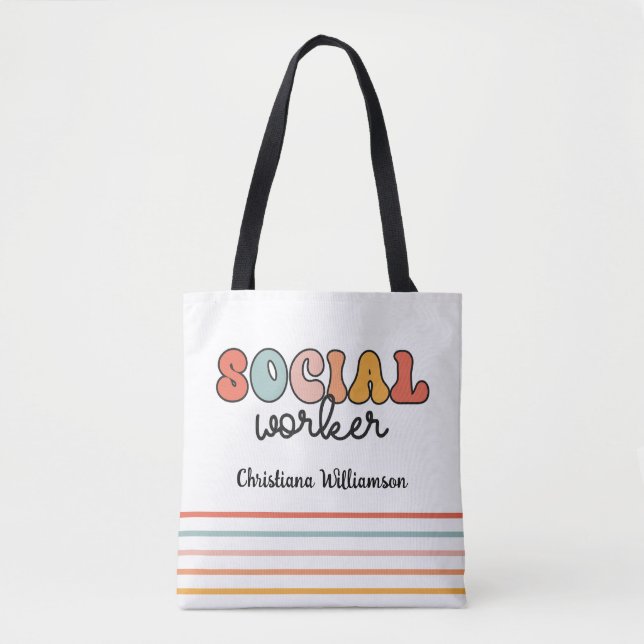 Personalisierter Sozialarbeiter Tasche (Vorderseite)