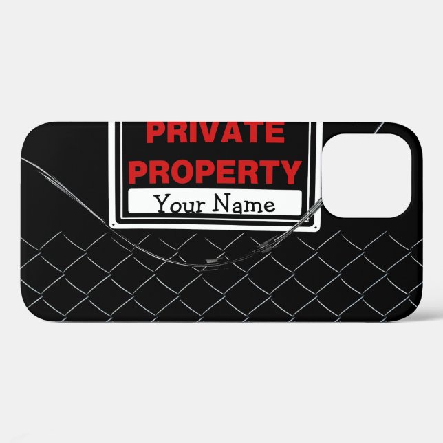 Personalisierter Spaß Cool Einzigartiges Monogramm Case-Mate iPhone Hülle (Rückseite (Horizontal))