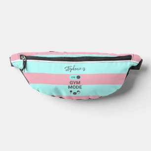 Personalisierter Spaß Cute Sport im Fitness-Modus Bauchtasche