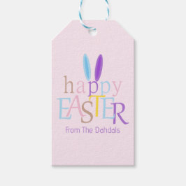 Personalisierter Spaß Frische fröhliche Ostern Bun Geschenkanhänger