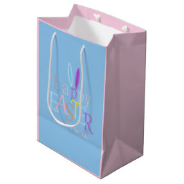 Personalisierter Spaß glücklich Ostern Sonnige Ohr Mittlere Geschenktüte