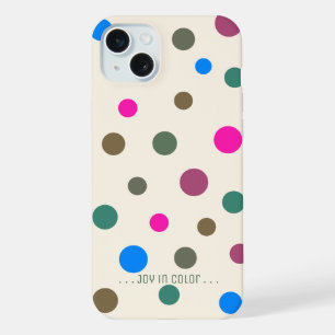 Personalisierter Spaß und elegante farbenfrohe Kre iPhone 15 Plus Hülle