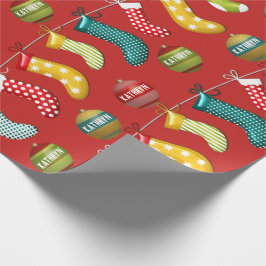 Personalisierter Spaß und Weihnachten Geschenkpapier