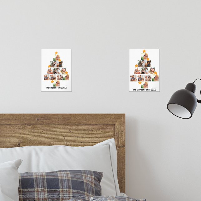 Personalisierter Spaß Weihnachten 11. FotoCollage Bilderwand Sets (Schlafzimmer)