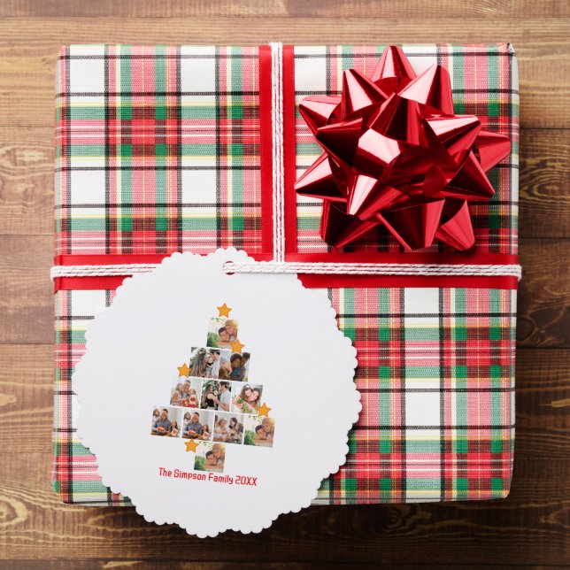 Personalisierter Spaß Weihnachten 11. FotoCollage Ornament Karte (Insitu (Geschenk))