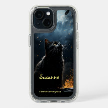 Personalisierter Speck iPhone 15 Case für Kitten L