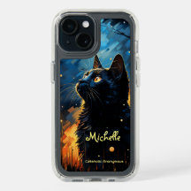 Personalisierter Speck iPhone 15 Fall für Cat Love
