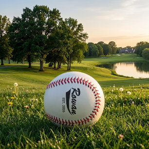 Personalisierter Spielername und -nummer Baseball