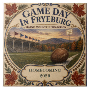 Personalisierter Spieltag in Fryeburg, Maine für A Fliese