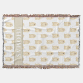 Personalisierter Spitz Decke