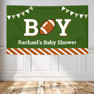 Personalisierter Sport Jungen Fußball Baby Shower Banner
