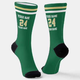 Personalisierter Sportname, Nummer, Team Socken