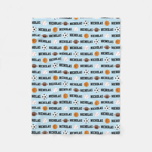 Personalisierter Sportschuh Fleecedecke
