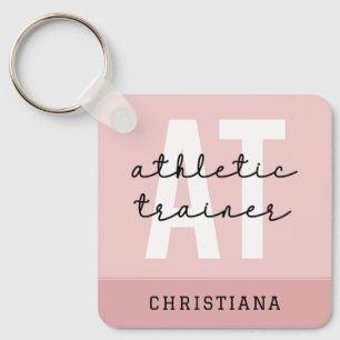 Personalisierter Sporttrainer AT Schlüsselanhänger