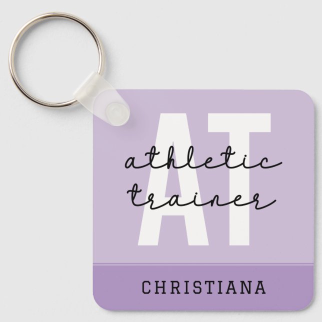 Personalisierter Sporttrainer AT Schlüsselanhänger (Vorderseite)