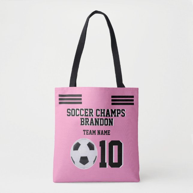 Personalisierter Sportwagen Rosa Moderne Tasche (Vorderseite)