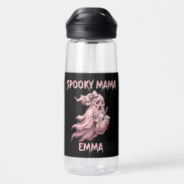 Personalisierter Spuk-Mama-Coquette-Boba-Rosa-Geis Trinkflasche