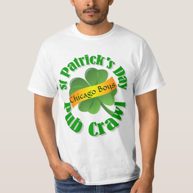 Personalisierter St. Patrick-Tag T-Shirt (Vorderseite)