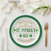 Personalisierter St. Patrick's Day I Glück der Ire