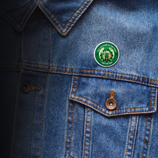 Personalisierter St. Patrick's Day Katzen-Schuhmac Button