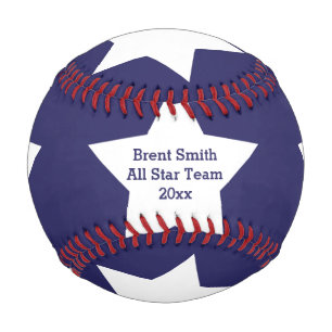 Personalisierter Star Baseball