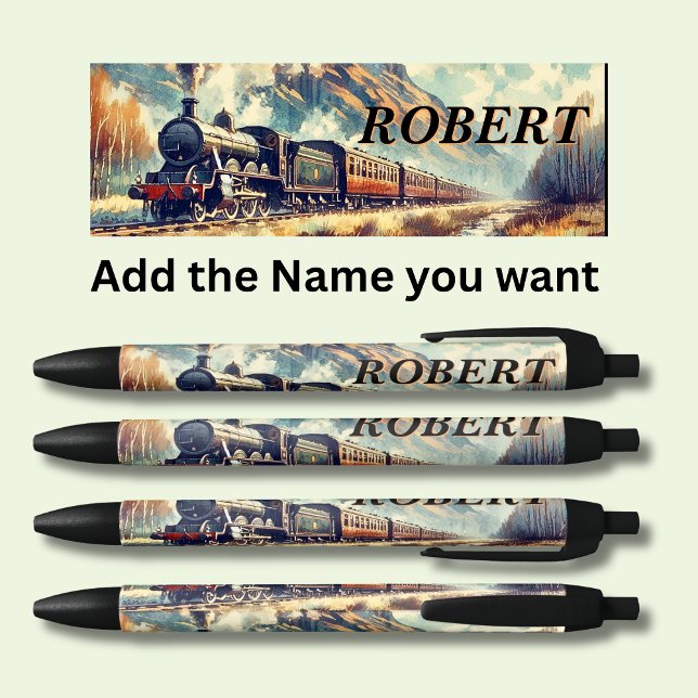 Personalisierter Steam Train Pen Kugelschreiber (Von Creator hochgeladen)