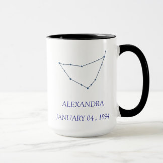 Personalisierter Steinbock-Sternbild-Becher - Indi Tasse
