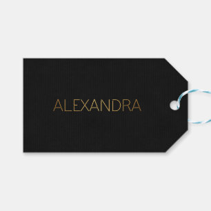 Personalisierter Stencil Schriftart Alexandra Gold Geschenkanhänger