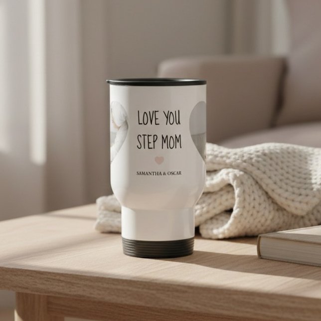 Personalisierter Stiefmutter-Becher mit Foto – Ind Reisebecher (Von Creator hochgeladen)