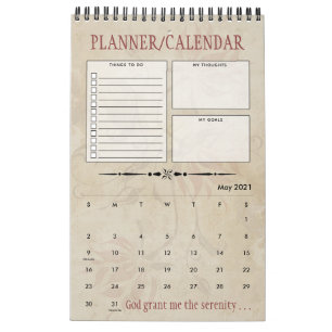 Personalisierter Stille Gebet Erholung Geschenkpla Kalender