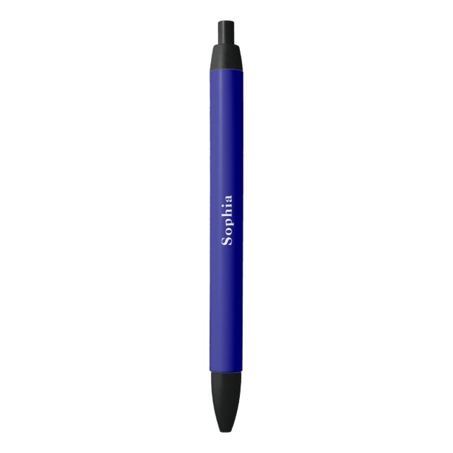 Personalisierter stilvoller marineblauer Stift mit (Vorderseite Vertikal)