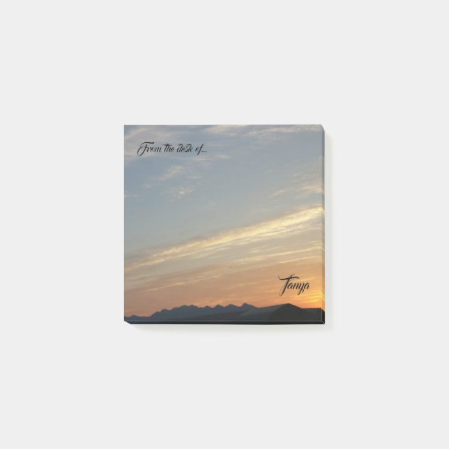 Personalisierter Stock, den er merkt Post-it Klebezettel (Vorderseite)