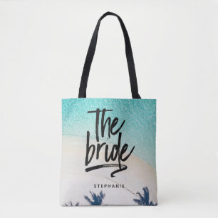 Personalisierter Strand Die Bridge Tote Tag Tasche